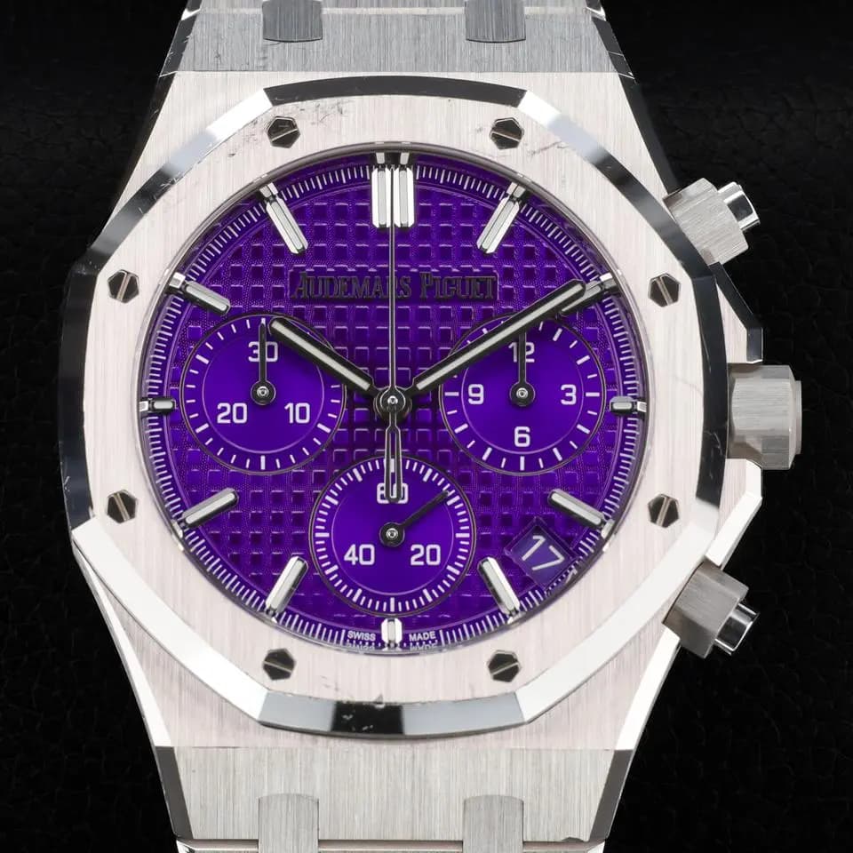 Audemars Piguet Royal Oak Selfwinding Chronograph Purple Dial
