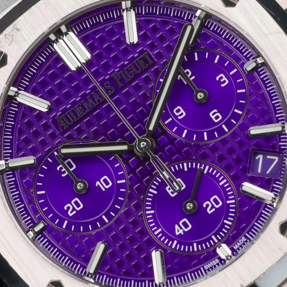 Audemars Piguet Royal Oak Selfwinding Chronograph Purple Dial