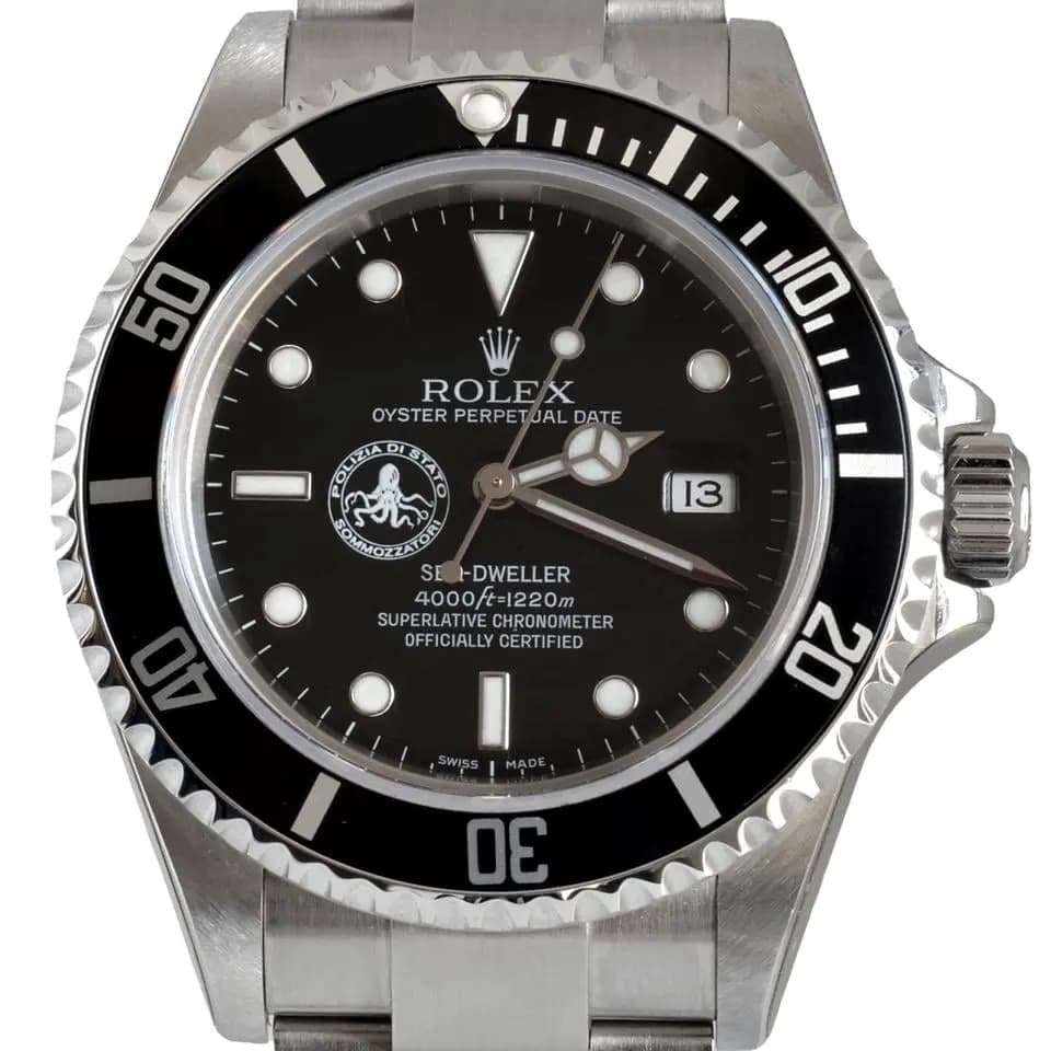 Rolex Sea-Dweller 16600 Date “Polipetto” Italian Police assigned Full Set NOS Stickers