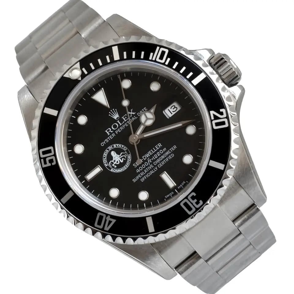 Rolex Sea-Dweller 16600 Date “Polipetto” Italian Police assigned Full Set NOS Stickers