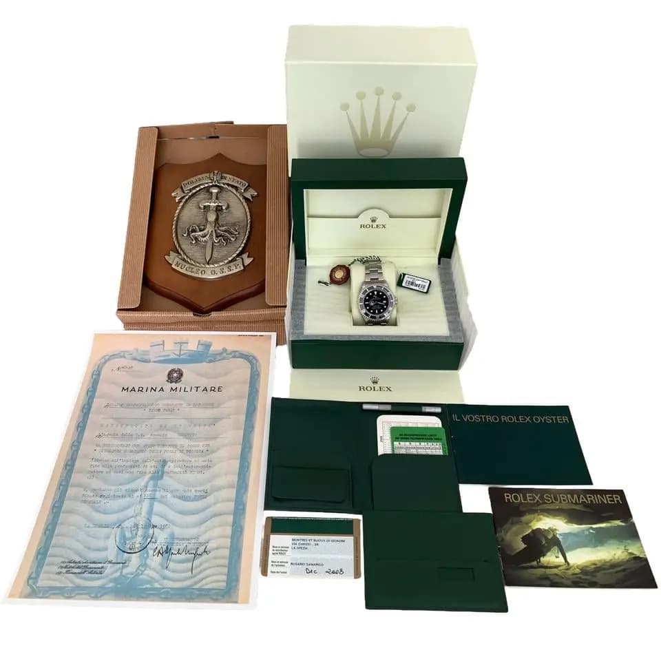 Rolex Sea-Dweller 16600 Date “Polipetto” Italian Police assigned Full Set NOS Stickers