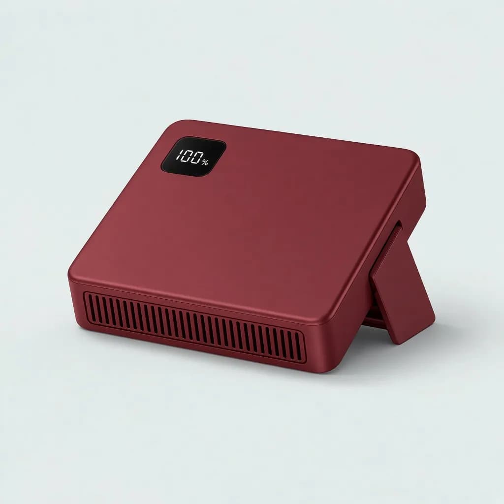 Anker MagGo Power Bank 2 Pro, Burgundy Red