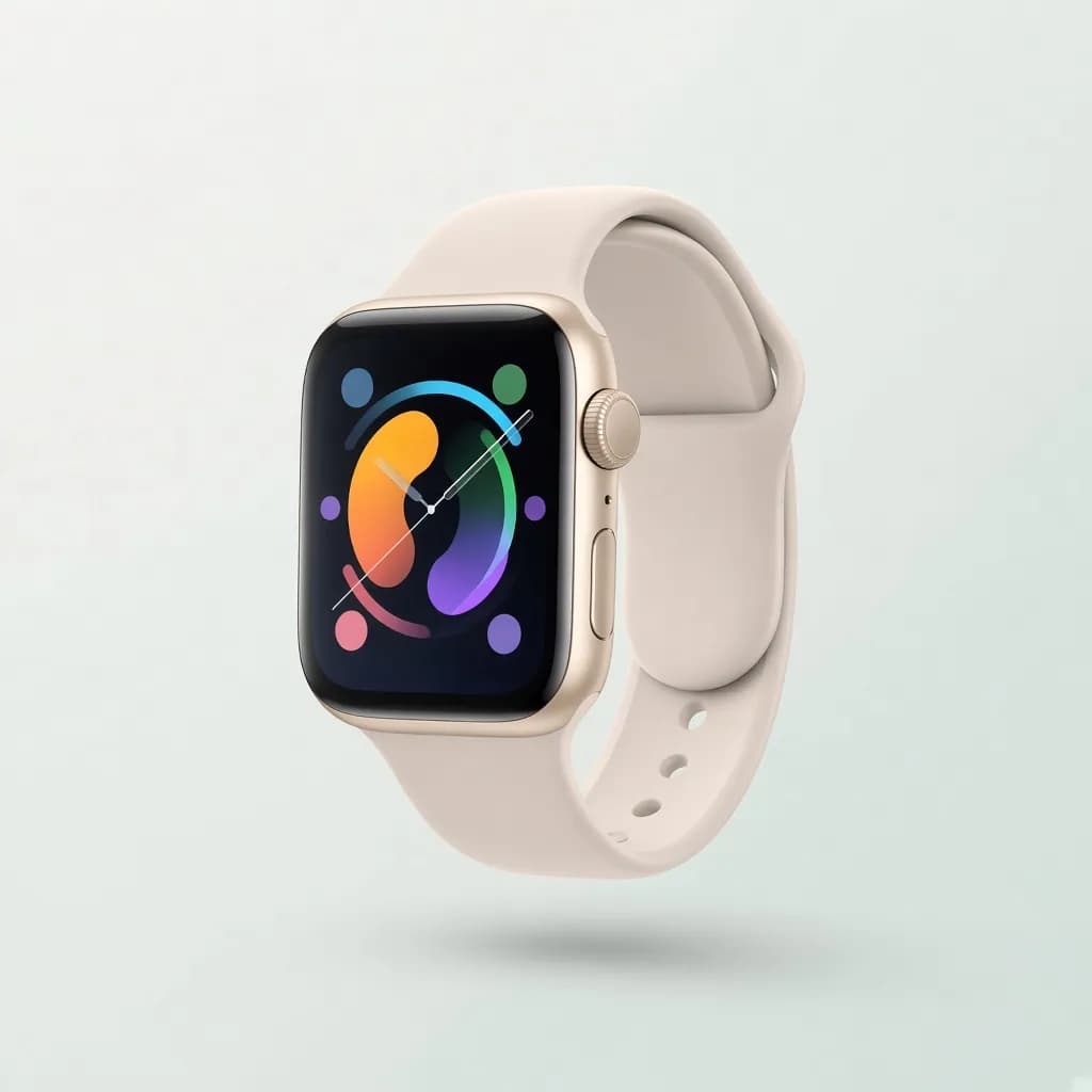 Apple Watch Series 12, Light Gold Aluminum