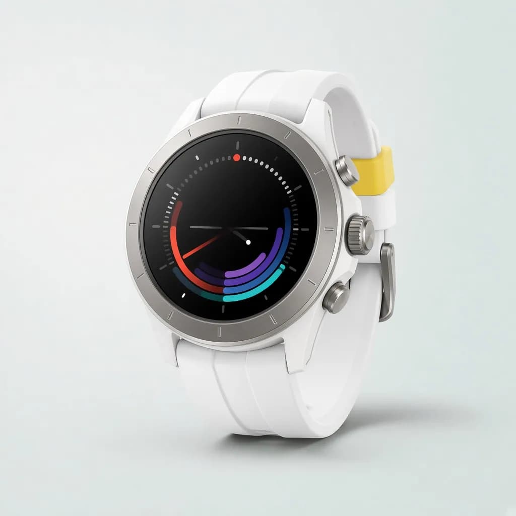 Garmin Forerunner 970, Titanium / Whitestone