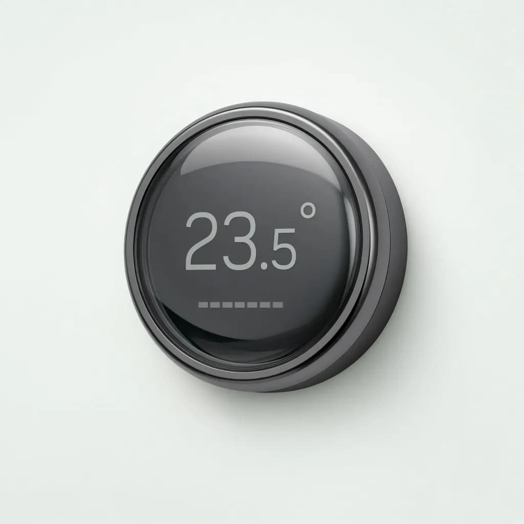 Google Nest Learning Thermostat (4th gen), Polished Obsidian