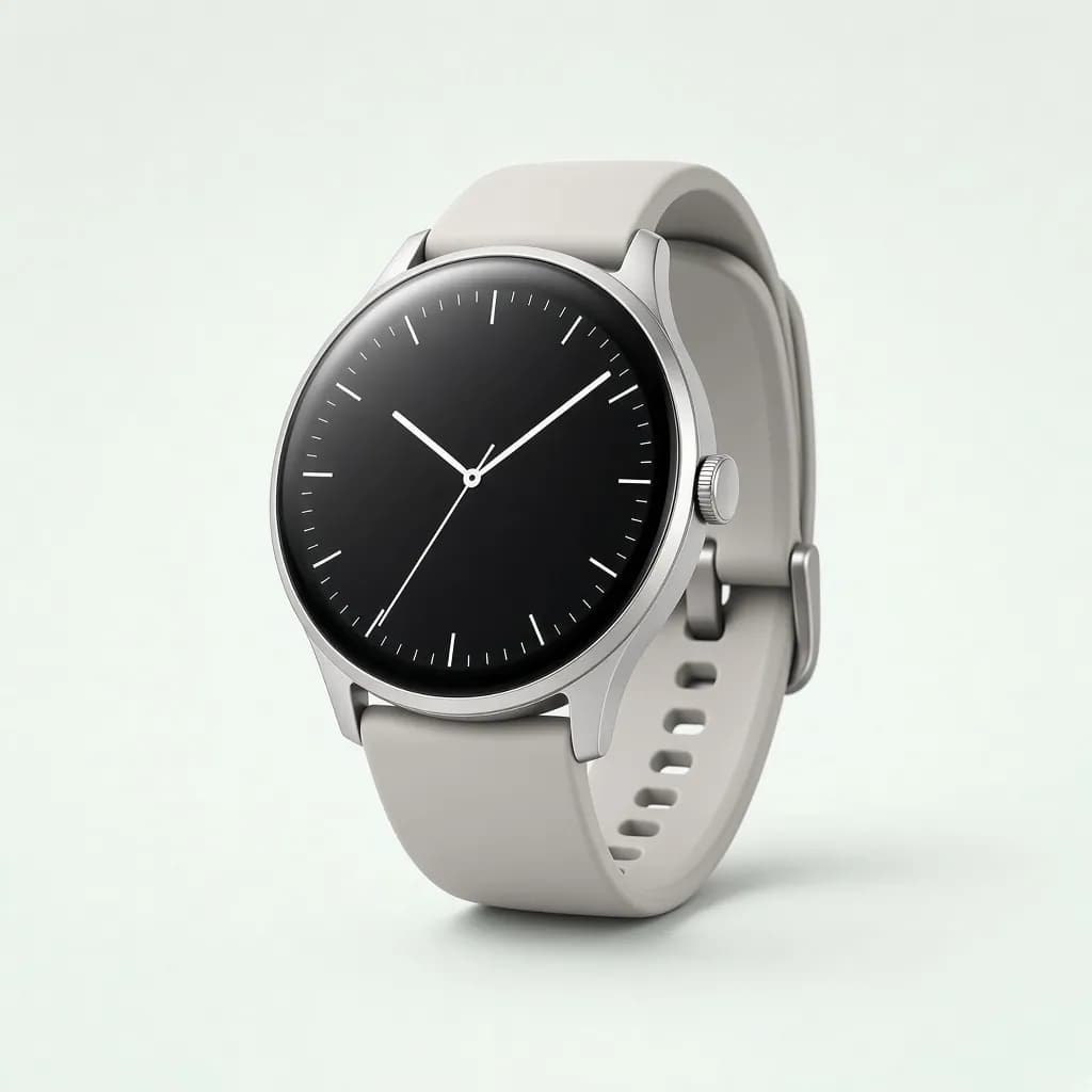 Google Pixel Watch 5, Polished Silver / Fog