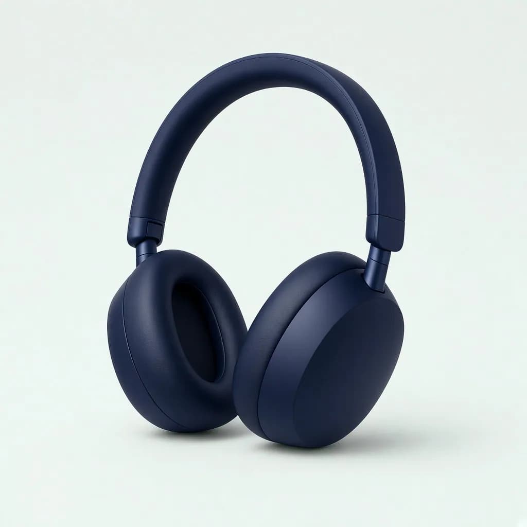 Sony WH-1000XM6 Wireless Noise Canceling Headphones, Midnight Blue