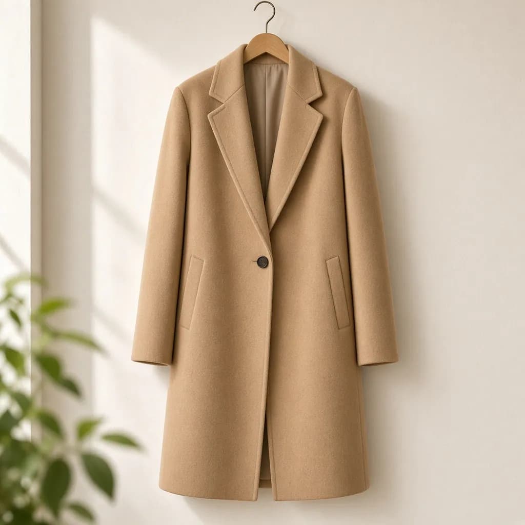 Zara Tailored Wool-Blend Coat