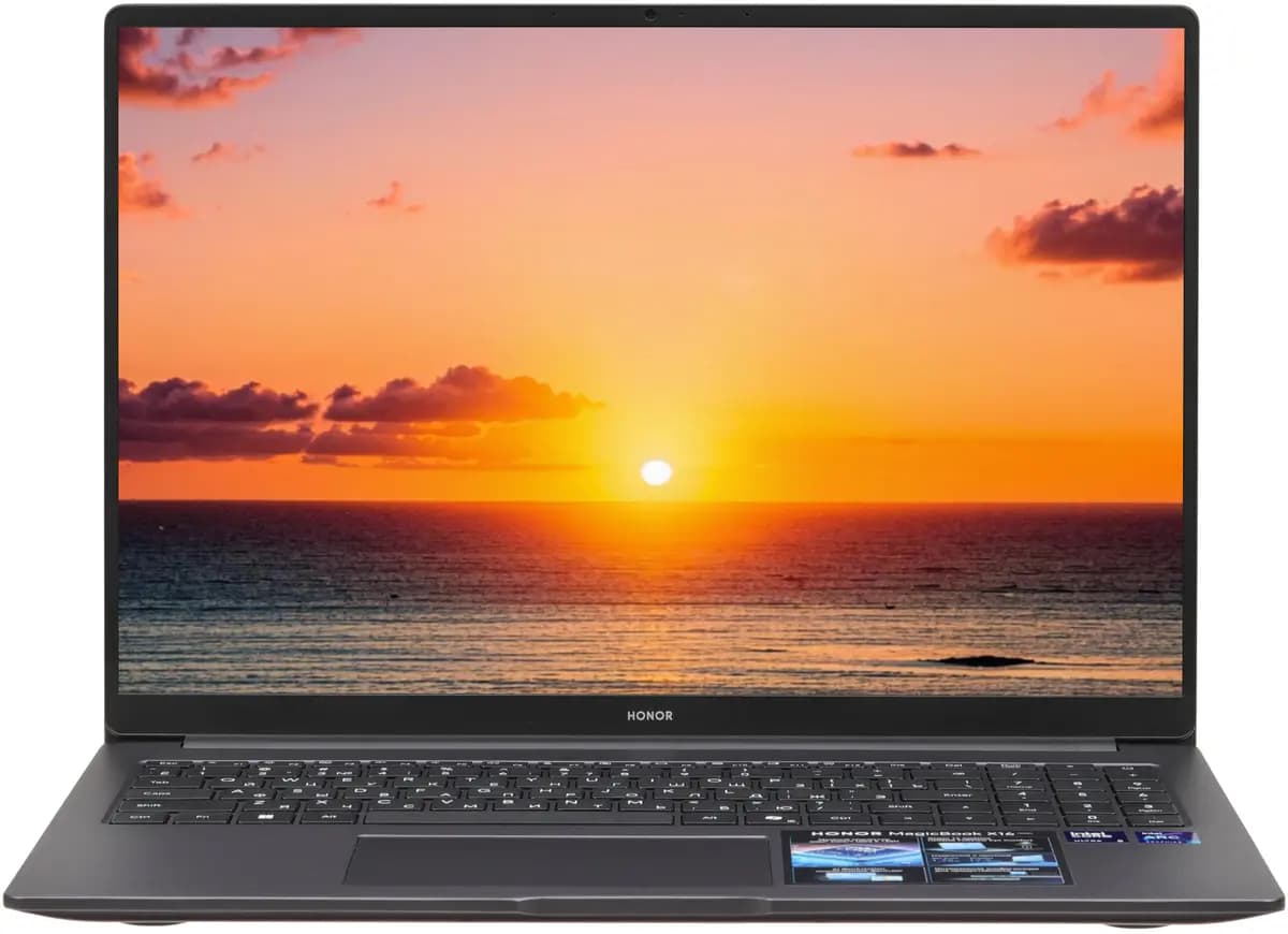 16" laptop HONOR MagicBook X16 2026 gray [English/Russian layout, 1920x1200, IPS, Intel Core Ultra 5 125H, cores: 4 x 1.2 GHz + 8 x 0.7 GHz, RAM 16 GB, SSD 512 GB, Intel Arc Graphi