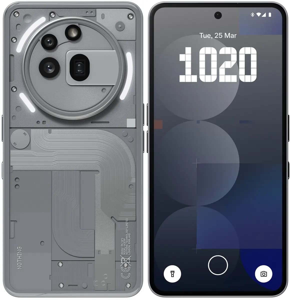 6.77" smartphone Nothing Phone 3A Pro 256 GB gray