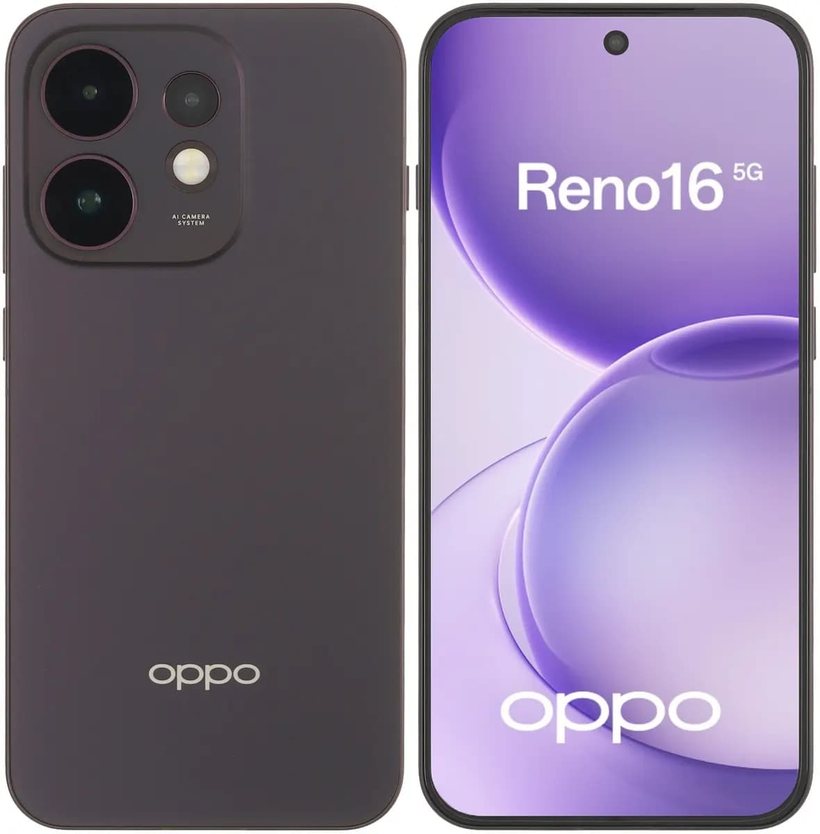 6.32" smartphone OPPO Reno16 5G 256 GB purple