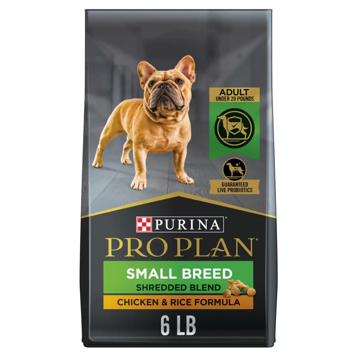 Pro Plan SAVOR Purina Pro Plan Small Breed Dry Dog Food Shredded Blend Chicken & Rice Formula With Live Probiotics [Species Dog, Brand Pro Plan SAVOR, Food Type Kibble, Crunchy, Ha