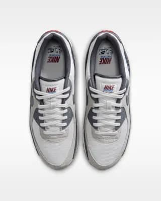 Nike Air Max 90 Premium Men's Shoes Summit White/College Grey/Anthracite/Particle Grey [Summit White/College Grey/Anthracite/Particle Grey, M 6 / W 7.5, M 6.5 / W 8, M 7 / W 8.5, M
