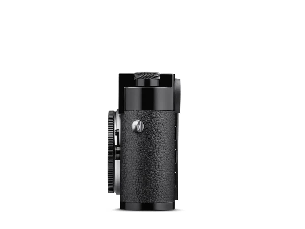 Leica M11 in Glossy Black Finish [Compact, digital rangefinder system camera, BSI CMOS full-frame sensor with Triple Resolution Technology, Top and base plates made of brass with g