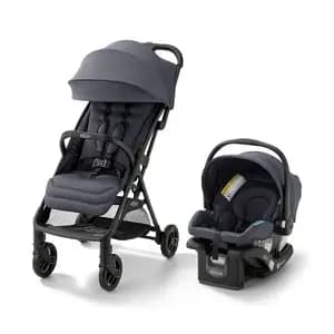 Graco Ready2Jet DLX Travel System - Inkstone [Dimensions (Overall) 27.24 Inches (H) x 24.02 Inches (W) x 18, Weight 29.97 Pounds, Dimensions (Collapsed) 30.98 Inches (H) x 19.52 In