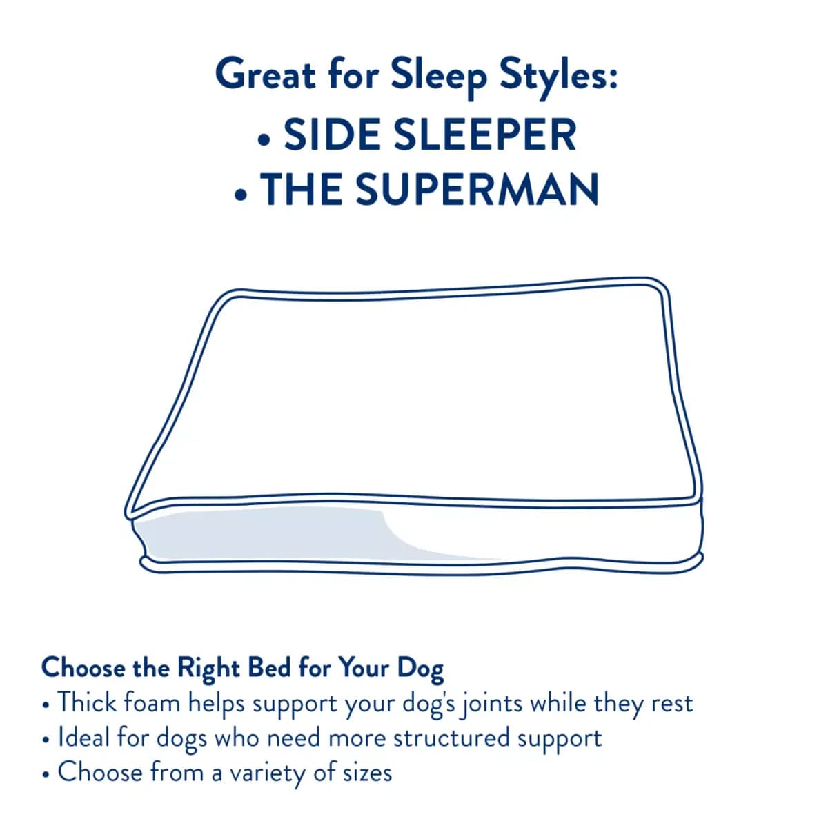 Top Paw® Orthopedic Mattress Dog Bed, Brown/Grey/Tan, Medium/Large/XLarge, 28Lx22W, 38Lx30W, 48Lx38 [Brand Top Paw®, Includes 1 Orthopedic Mattress, Color Grey, Dimensions 48 IN L