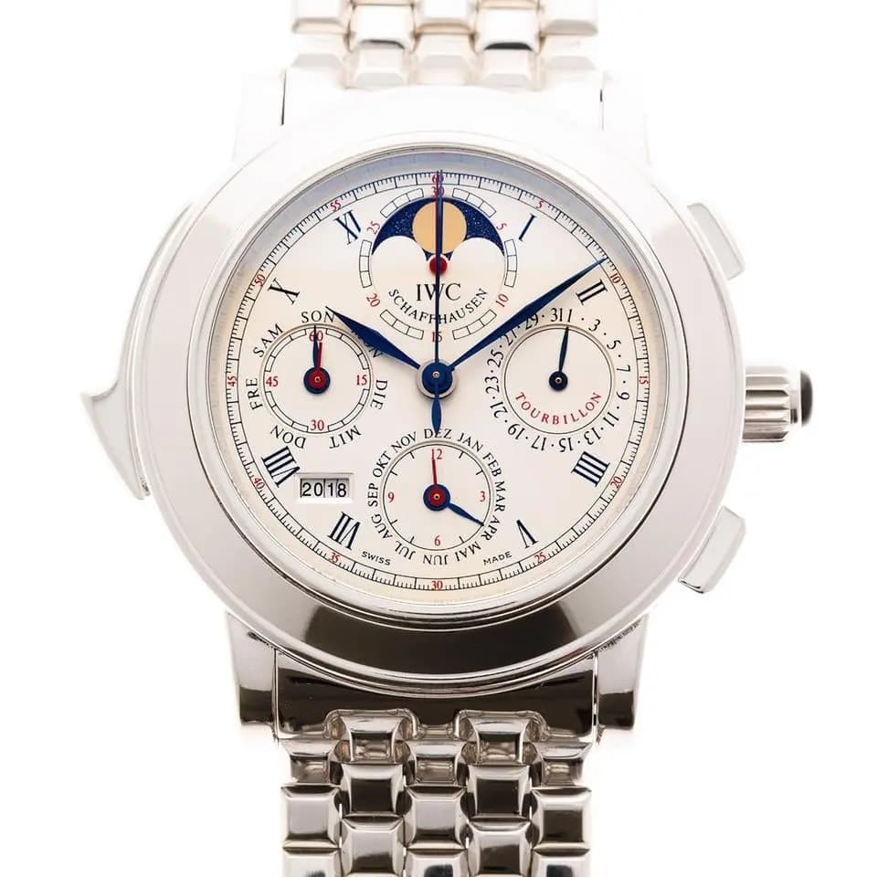 IWC Platinum Il Destriero Scafusia Grand Complication Bracelet Watch