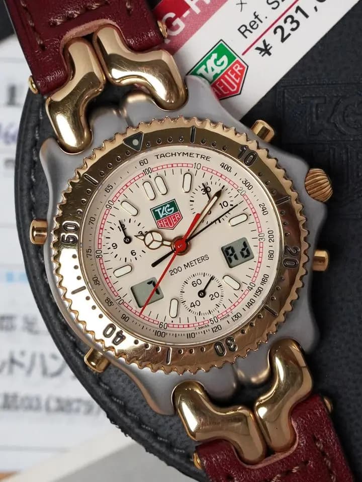 TAG Heuer S/EL Quartz Chronograph Ayrton Senna / Full Set / Collectable / Excellent Condition