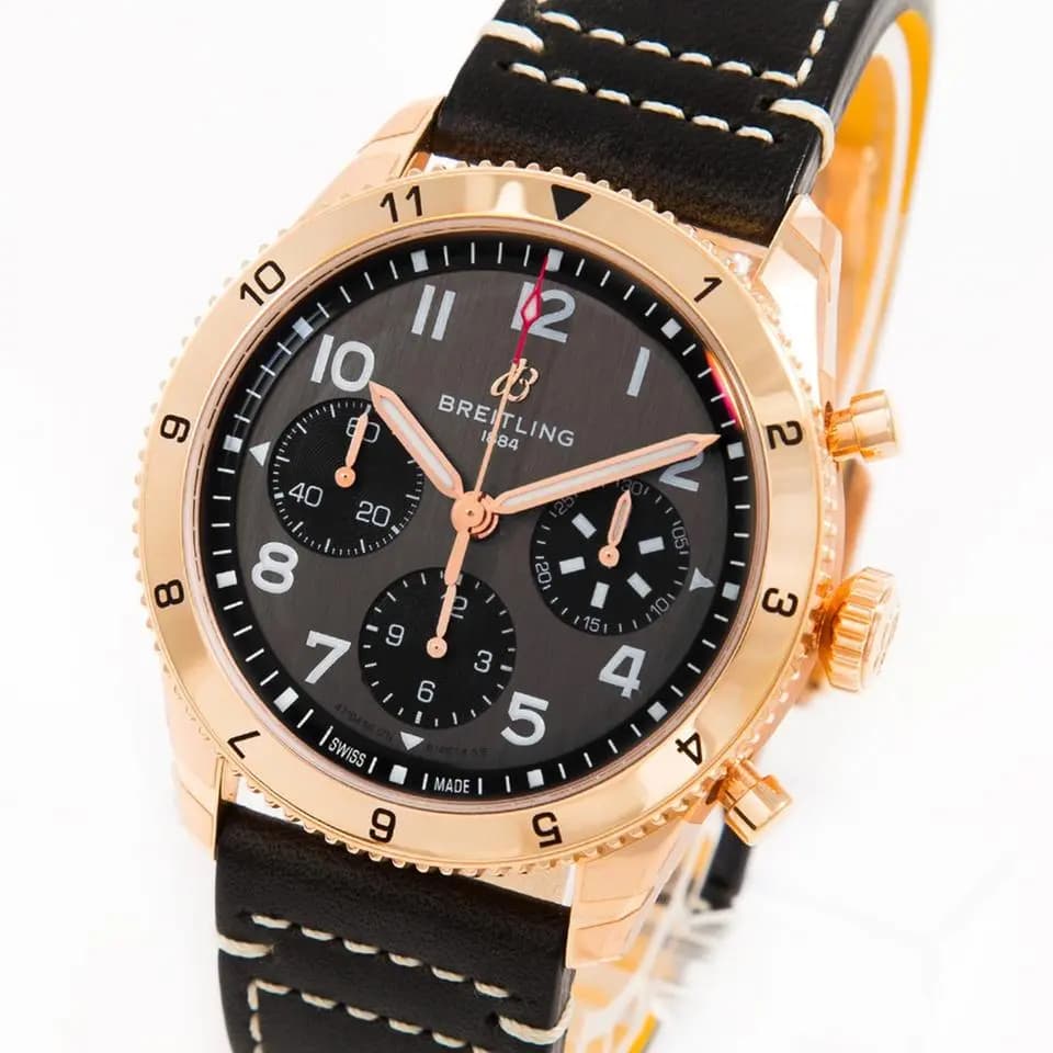 Breitling Classic Avi Chronograph 42 P-51 Mustang unworn box papers VAT