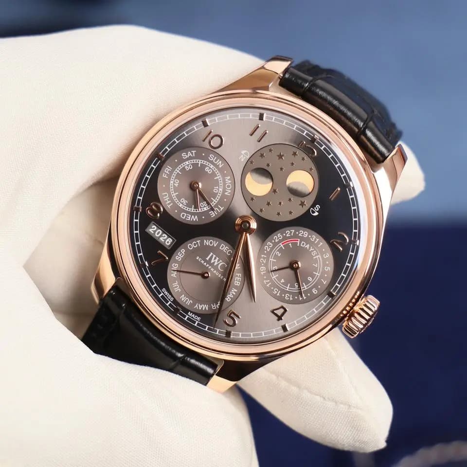 IWC Portuguese Perpetual Calendar Rose Gold Box & Papers 2017