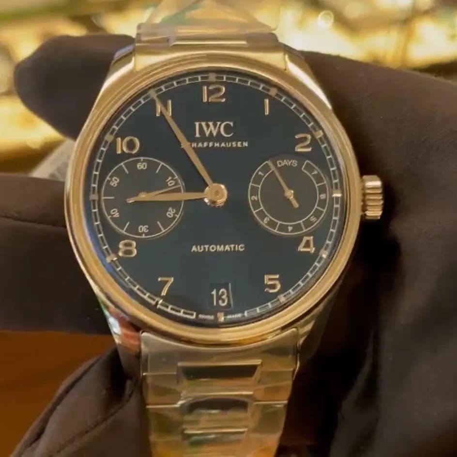 IWC Portugieser Automatic 42 - IW501704 - Blue Dial