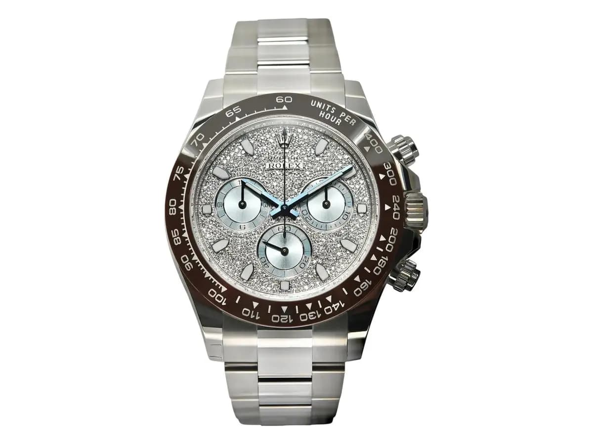 Rolex Daytona Diamond Pavé Dial 116506 Unworn Full Set