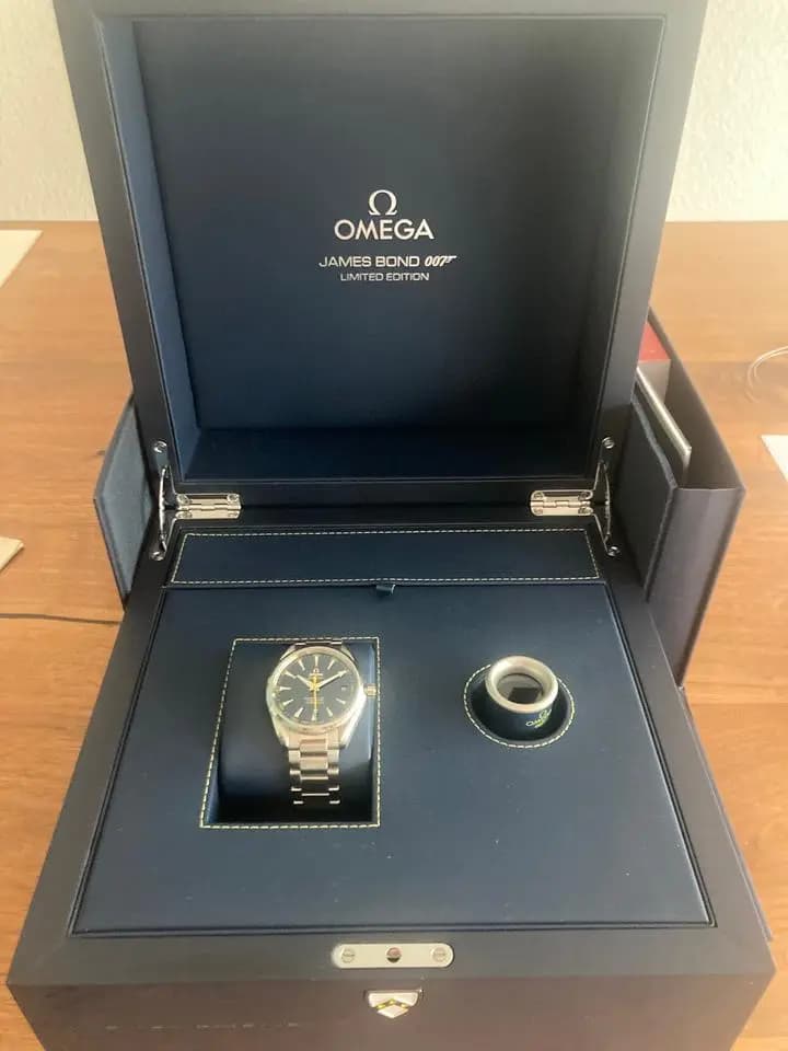 Omega Seamaster Aqua Terra James Bond 007 Limited Edition, Like New