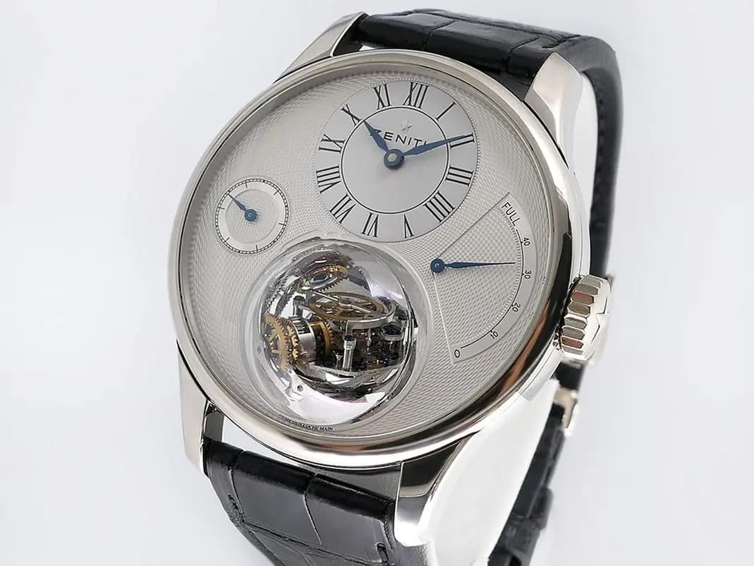 Zenith Academy Christophe Colomb 65.2210.8804/01.C630 "gyroscopic"Zero-Gravity" 18k White Gold LTD 25pc