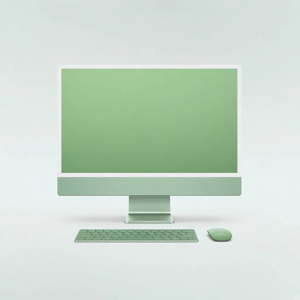 iMac 24-inch (M4), Green