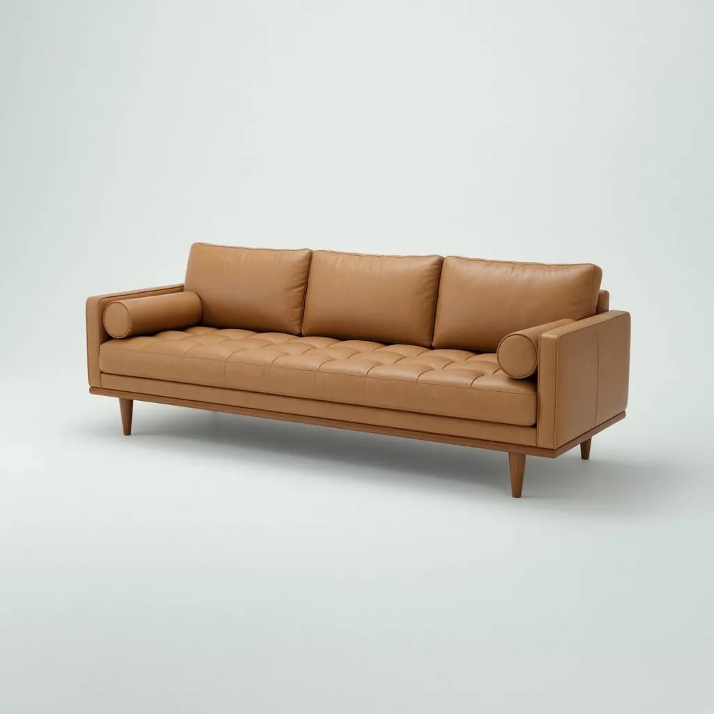 Article Sven 88" Tufted Leather Sofa