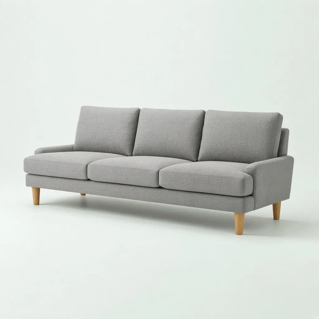 Article Timber 90" Sofa, Pebble Gray