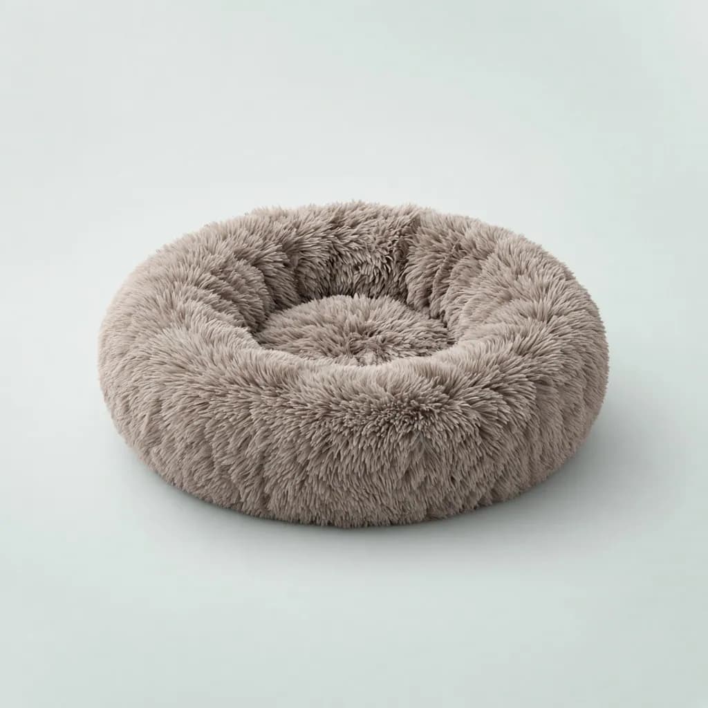Best Friends by Sheri The Original Calming Donut Dog Bed, Shag Fur