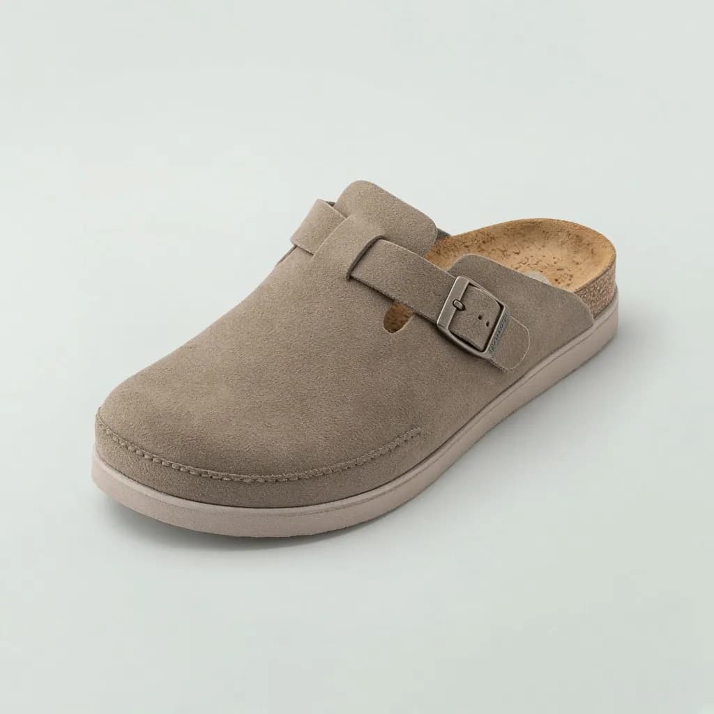 Birkenstock Boston Soft Footbed Suede Leather