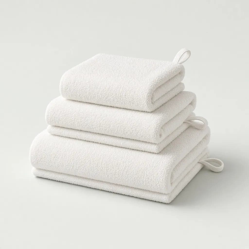 Boll & Branch Plush Bath Towel Set, White
