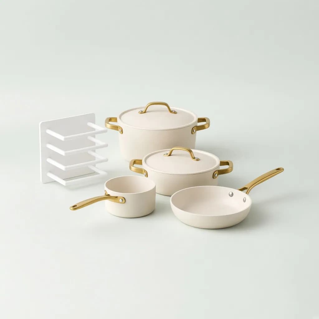 Caraway Cookware Set, Cream