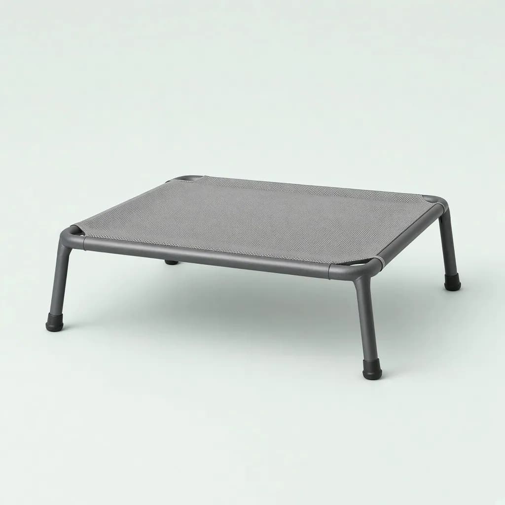 Coolaroo Original Elevated Dog Bed, Large, Grey
