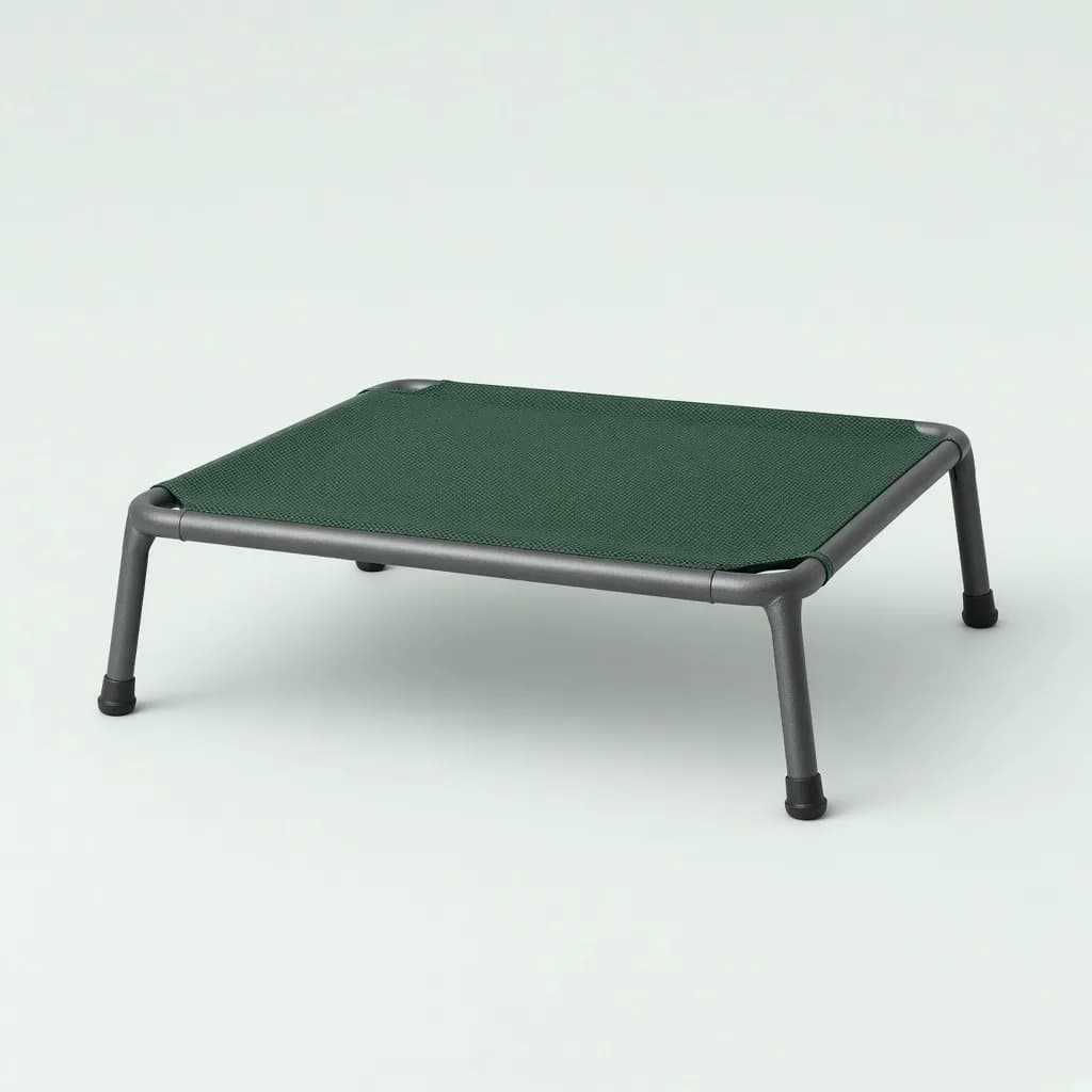 Coolaroo Original Elevated Dog Bed, Large, Brunswick Green