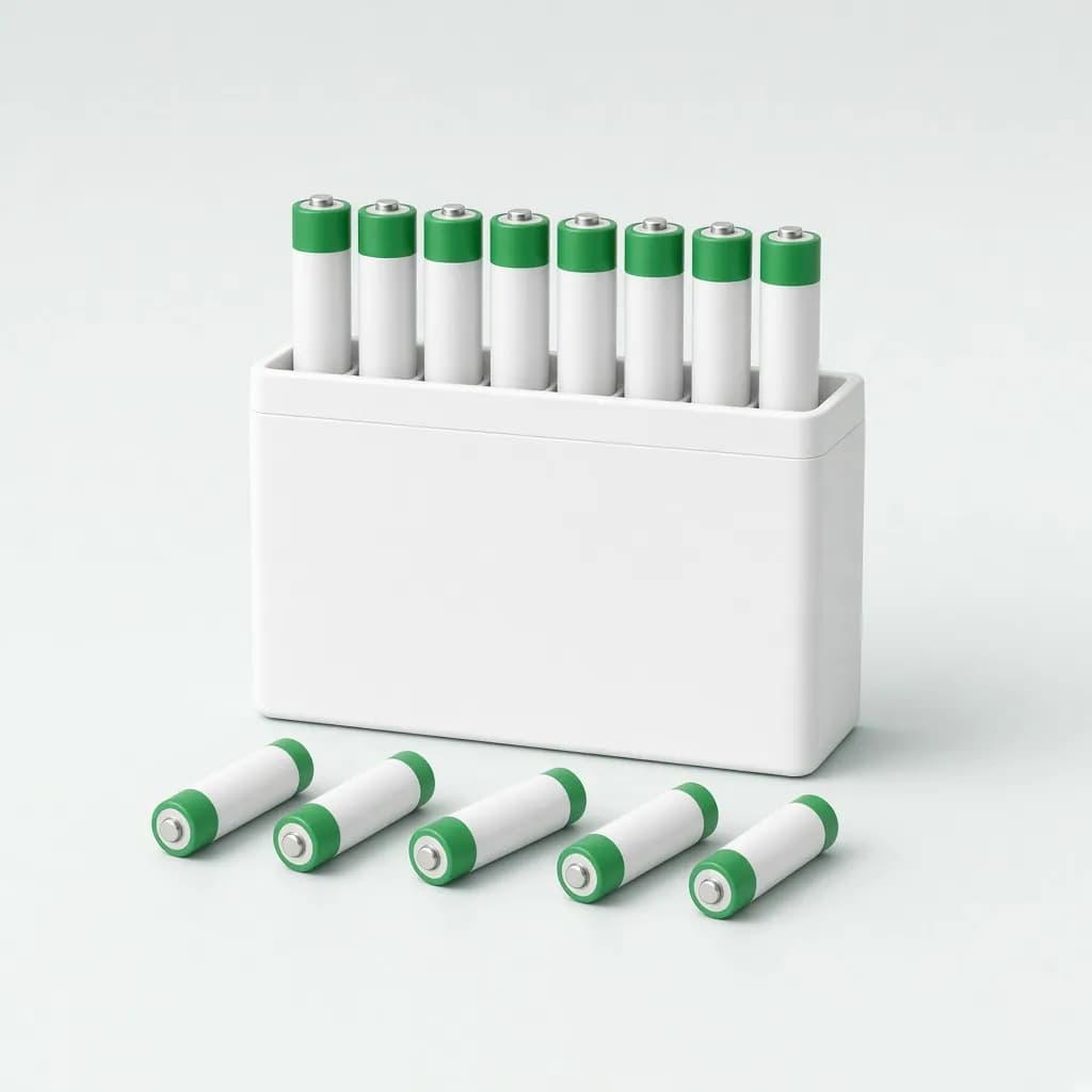 EBL 16 Pack AA Rechargeable Batteries 2800mAh with 8-Bay USB-C Charger