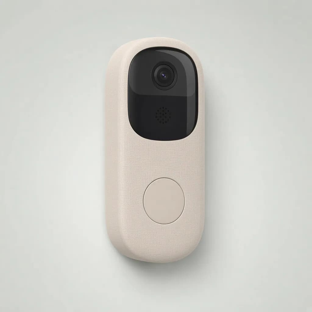 Google Nest Doorbell (wired, 3rd gen), Linen