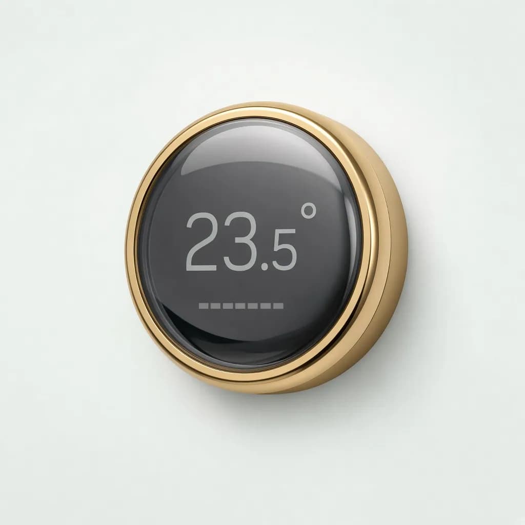Google Nest Learning Thermostat (4th gen), Polished Gold