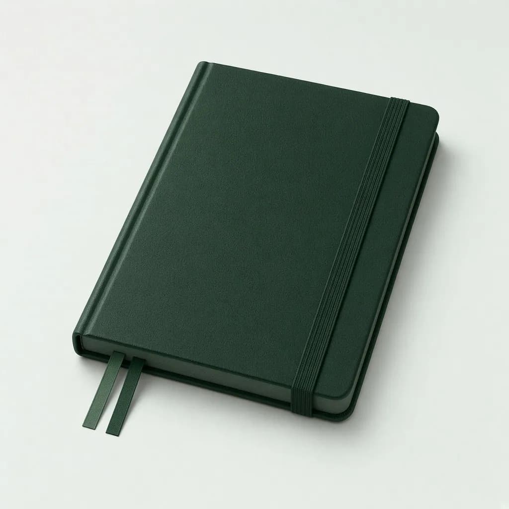 LEUCHTTURM1917 Notebook Medium (A5), Hardcover, Dotted, Forest Green