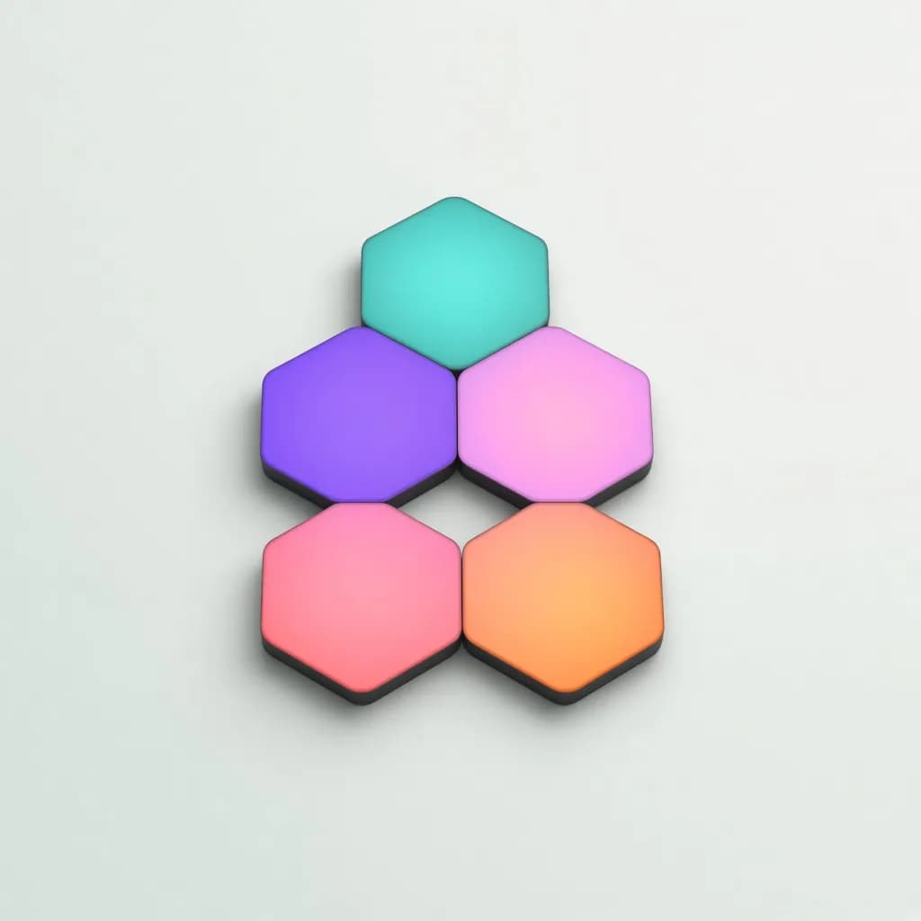 Nanoleaf Shapes Hexagons Starter Kit (5 Panels)