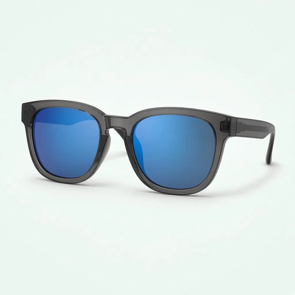 Oakley Frogskins Polarized, Crystal Black / Prizm Sapphire Polarized