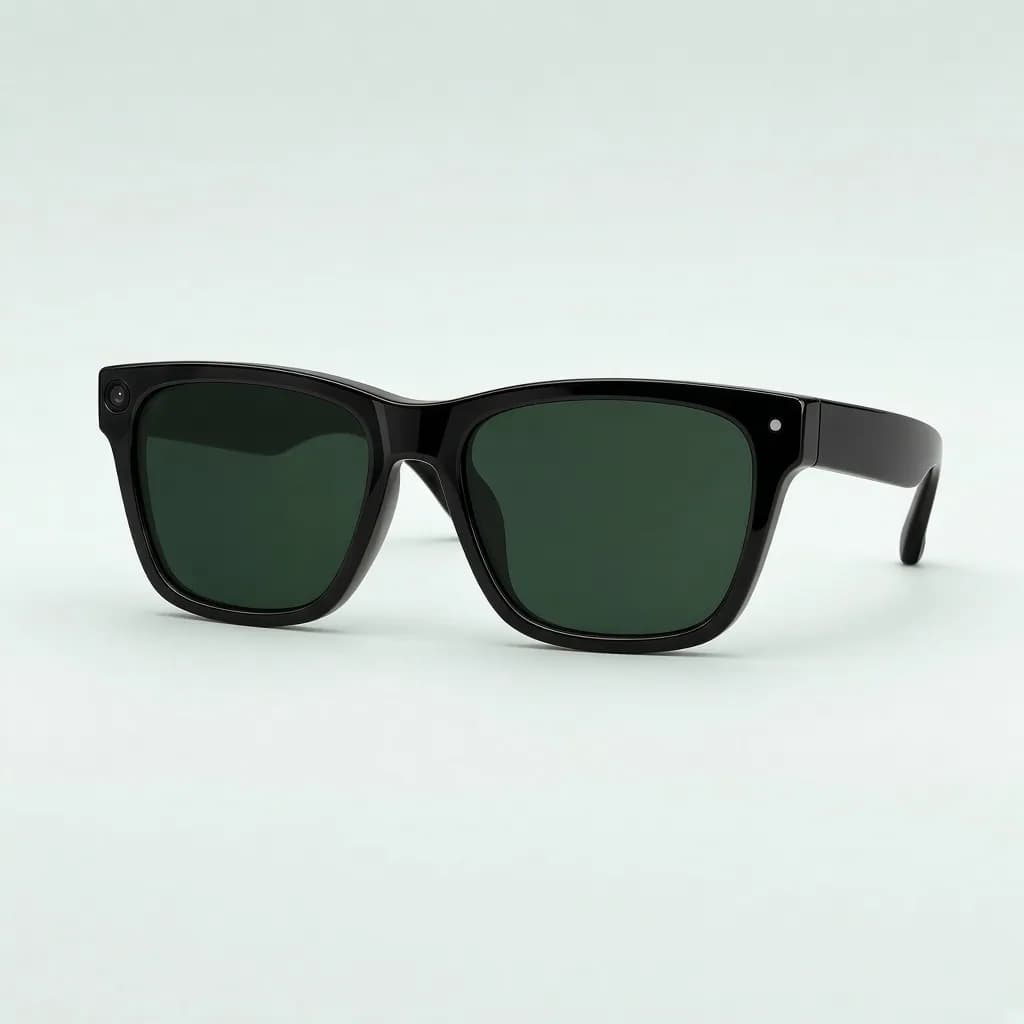 Ray-Ban Meta Wayfarer (Gen 3), Shiny Black / Polarized G-15 Green