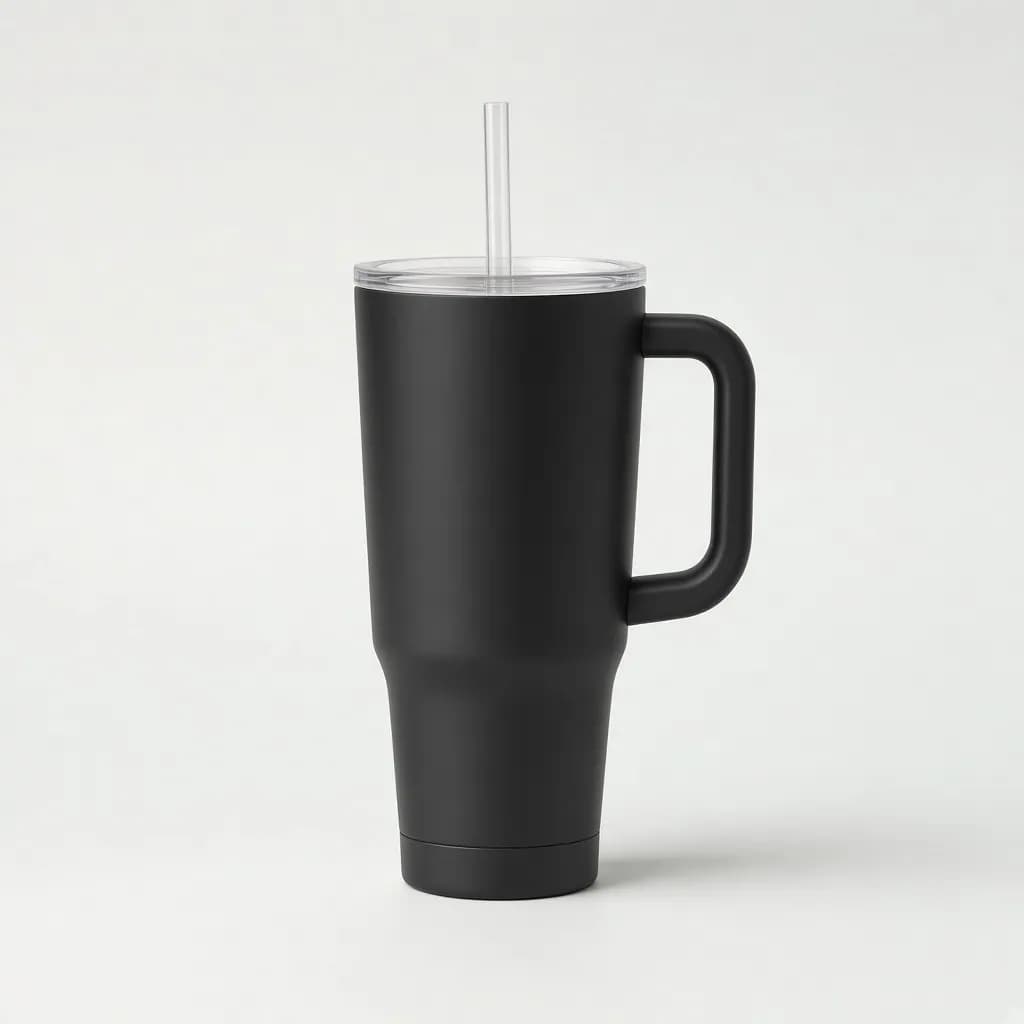 Stanley Quencher H2.0 FlowState Tumbler 40 oz, Black 2.0