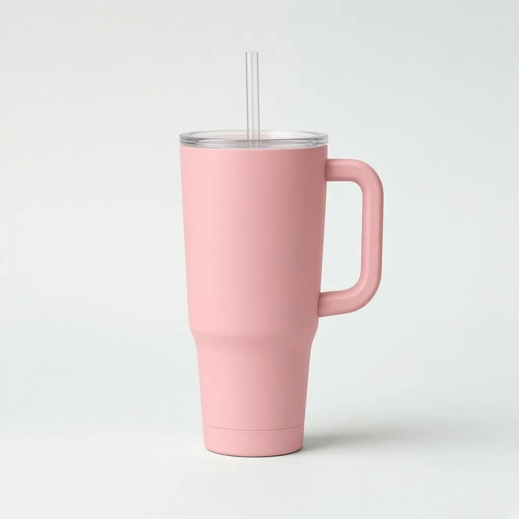 Stanley Quencher H2.0 FlowState Tumbler 40 oz, Rose Quartz 2.0