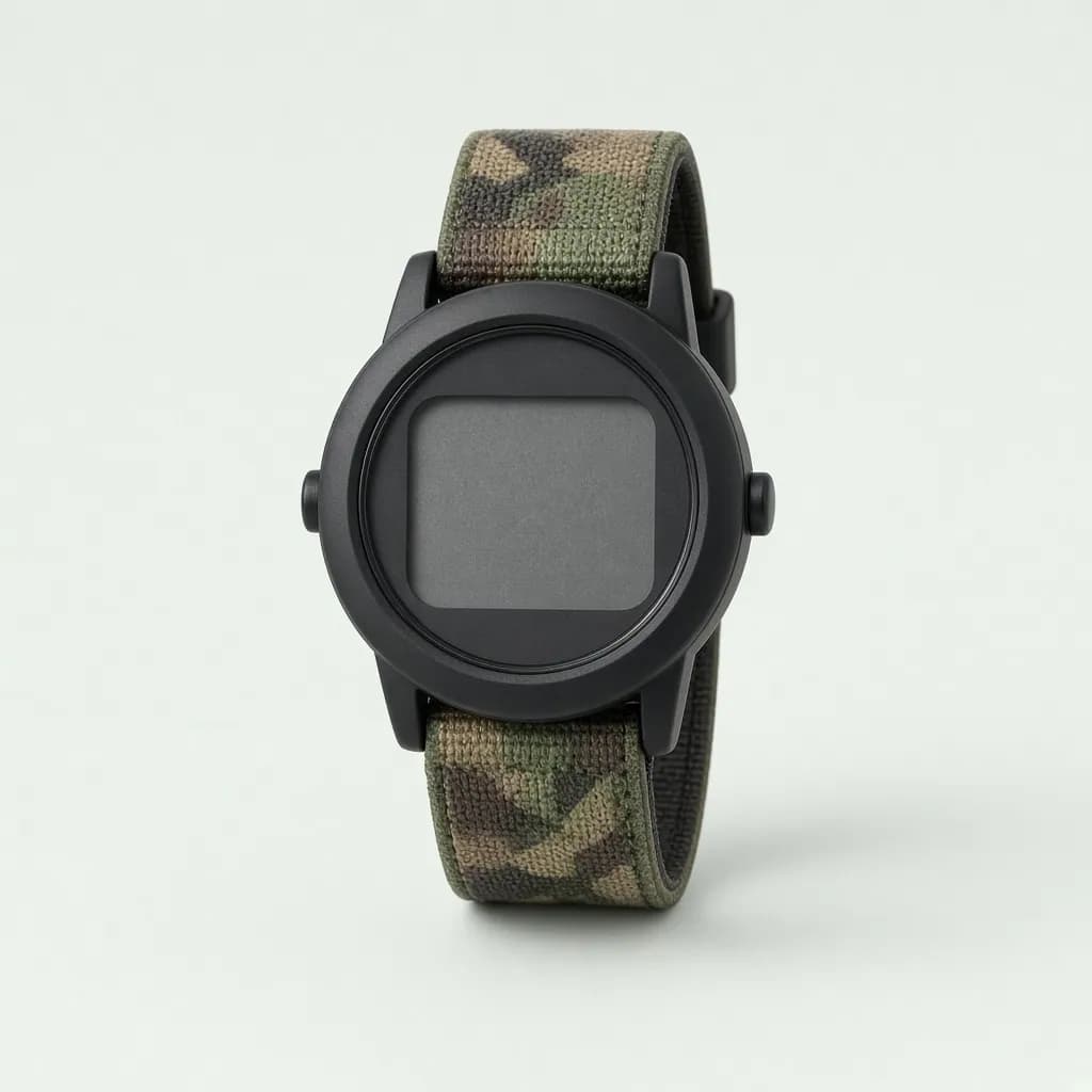 Timex Time Machines 35mm Green/Brown Camo Fast Wrap Kids Digital Watch