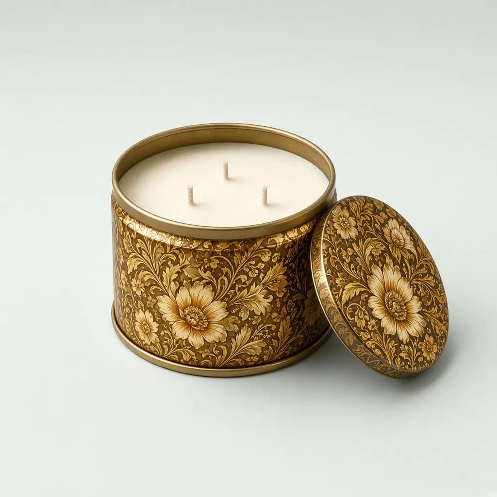 Voluspa Baltic Amber 3 Wick Tin Candle