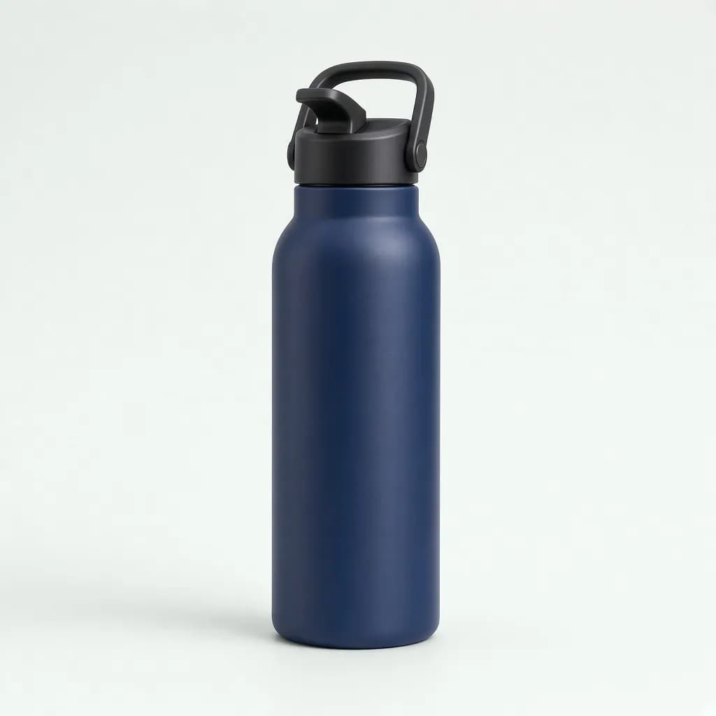 YETI Rambler 26 oz Water Bottle with Flip Chug Cap, Navy